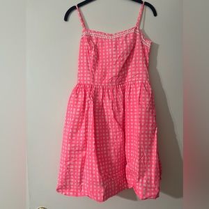 Lilly Pulitzer Pink Gingham Bethany Dress